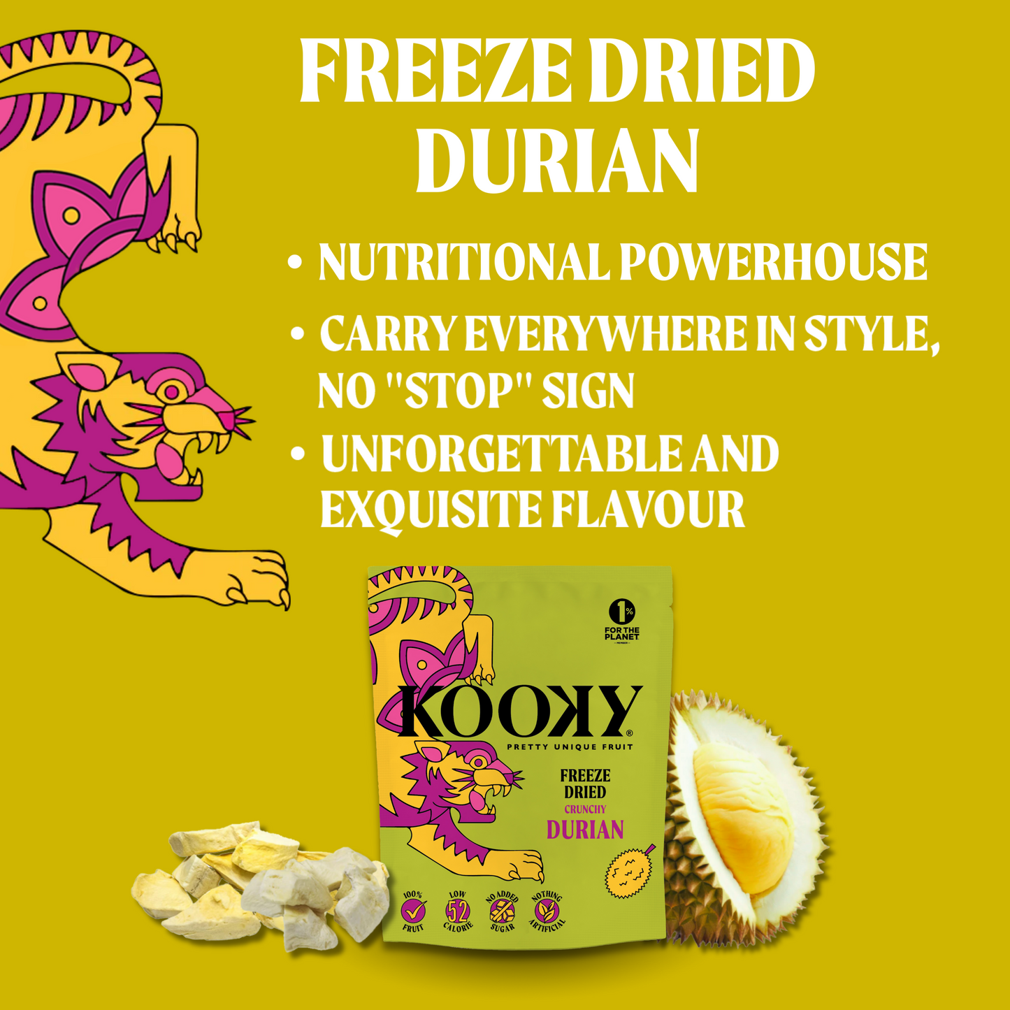 Freeze Dried Durian