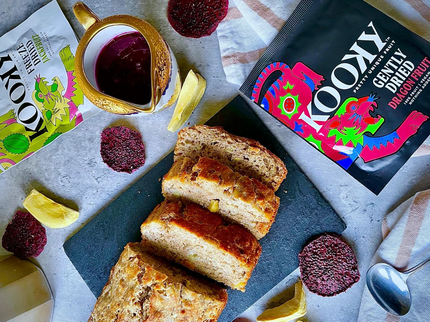 Banana & Jackfruit Loaf Cake