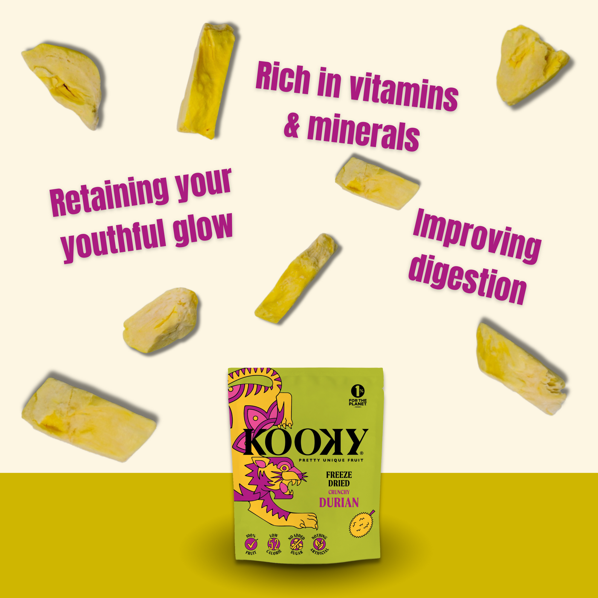 5pk - Freeze Dried Durian