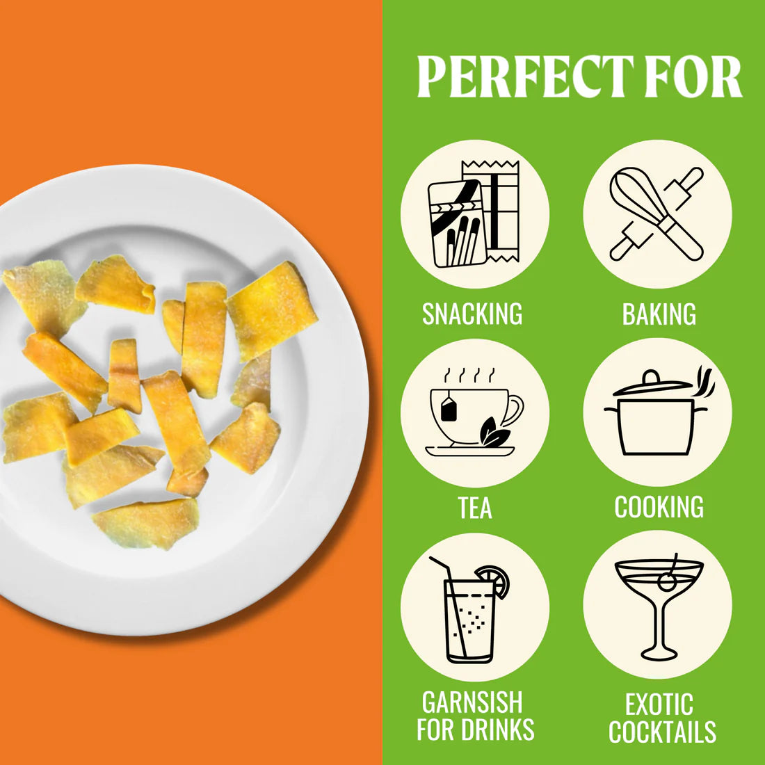 Gently Dried Mango - 2 sizes