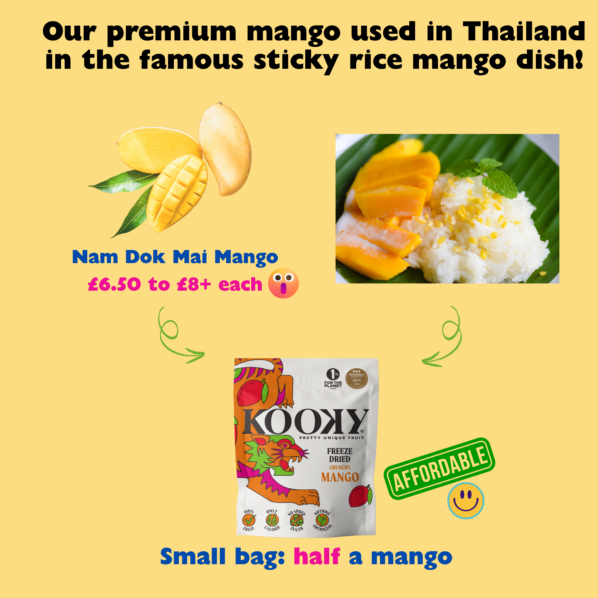 Freeze Dried Mango - 2 sizes