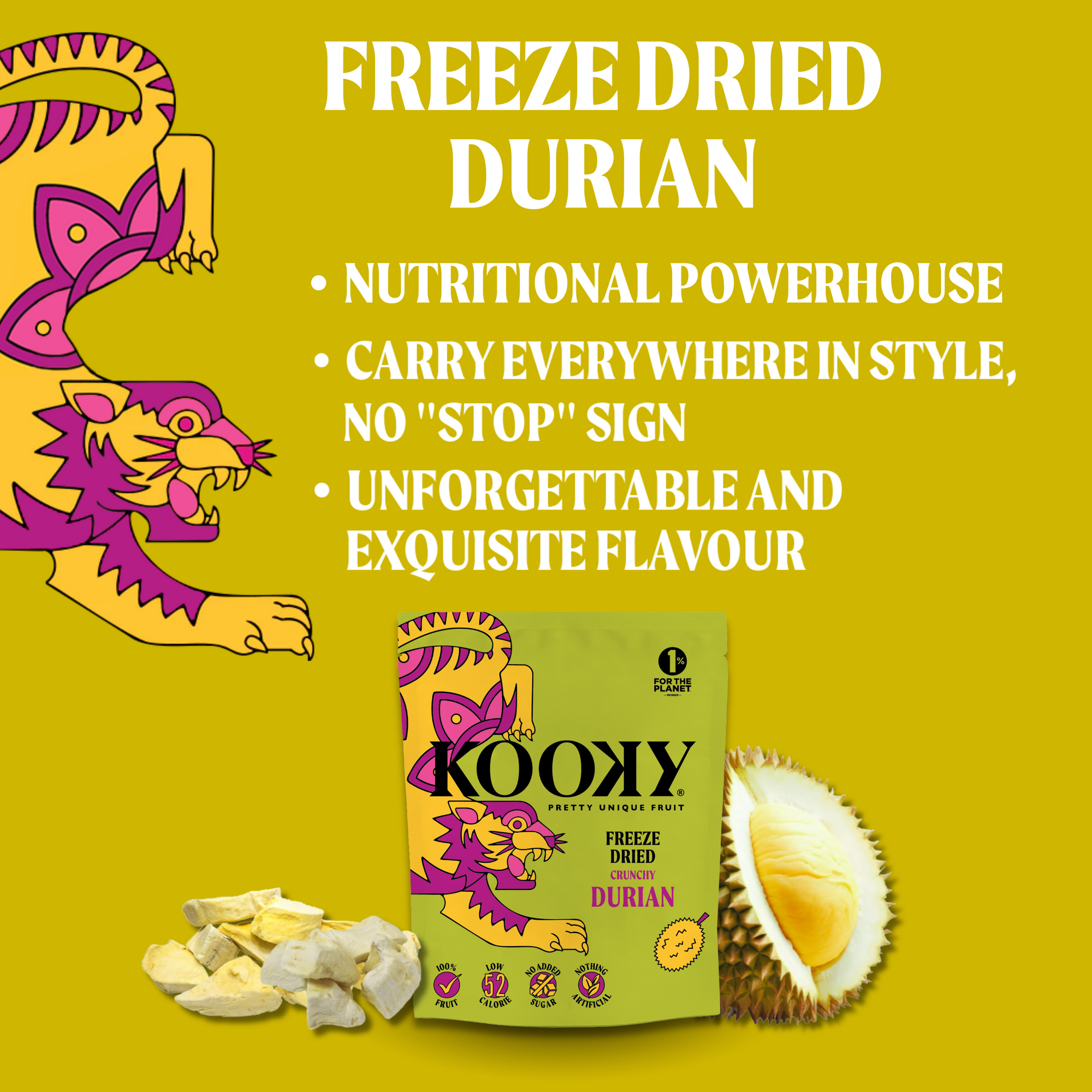 5pk - Freeze Dried Durian