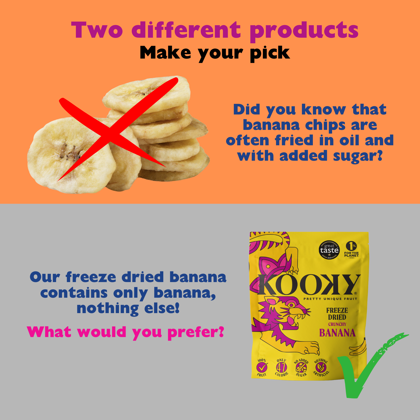 12pk - Freeze Dried Banana