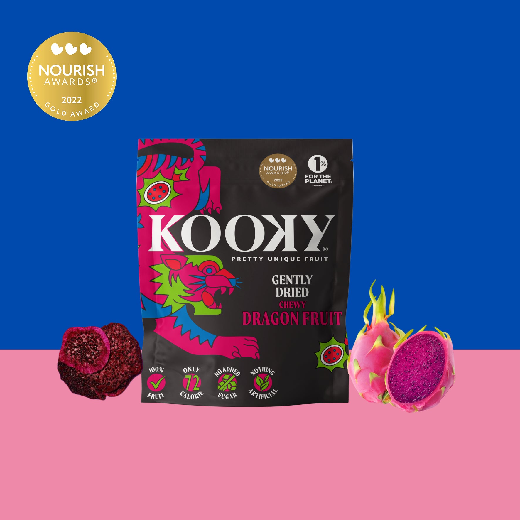 5pk - Gently Dried Dragon Fruit
