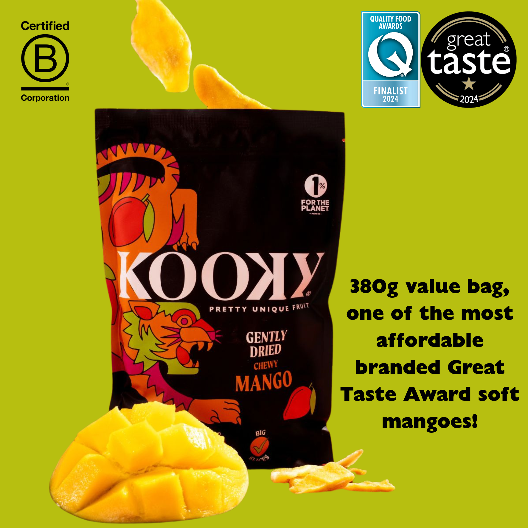 Gently Dried Mango - 2 sizes