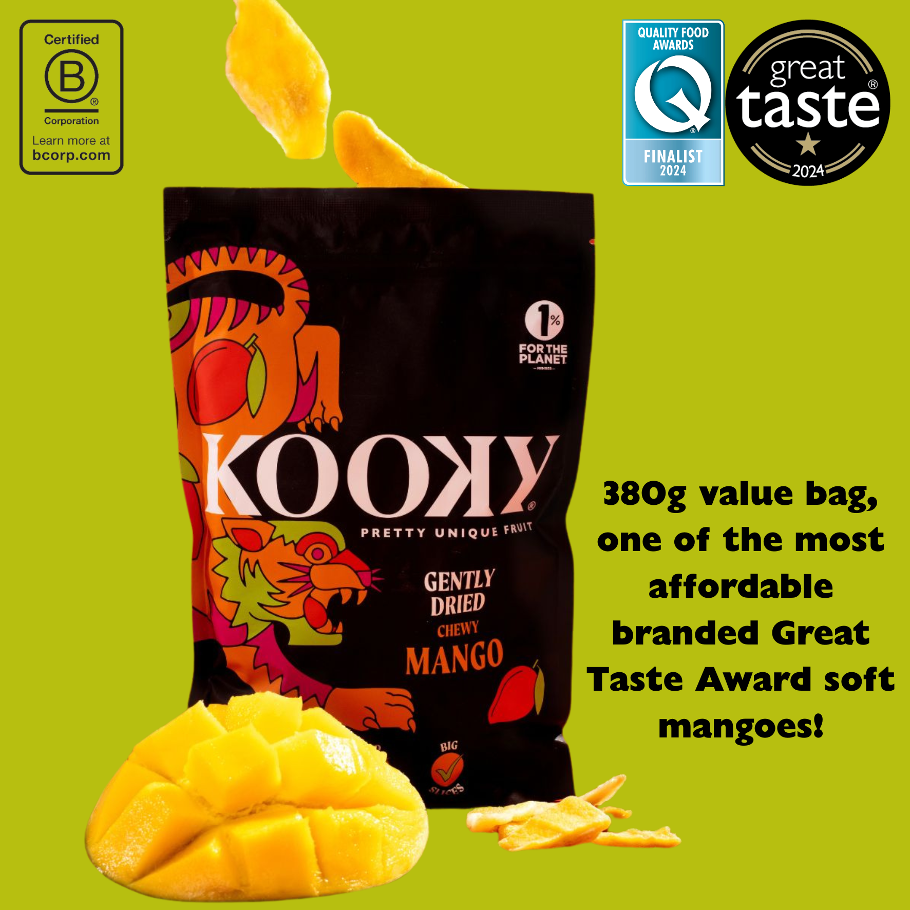 Gently Dried Mango - 2 sizes