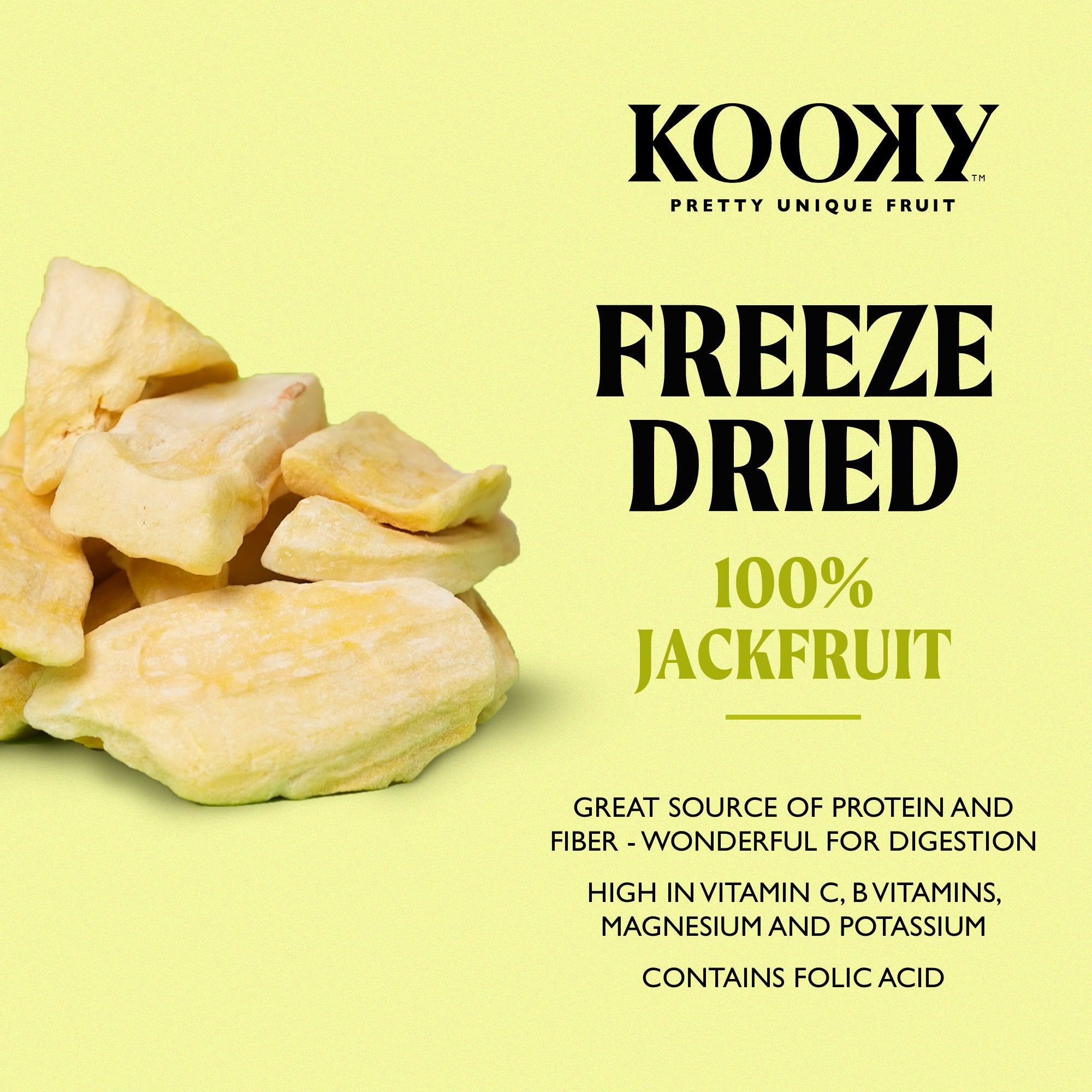 Freeze Dried Jackfruit - 2 sizes
