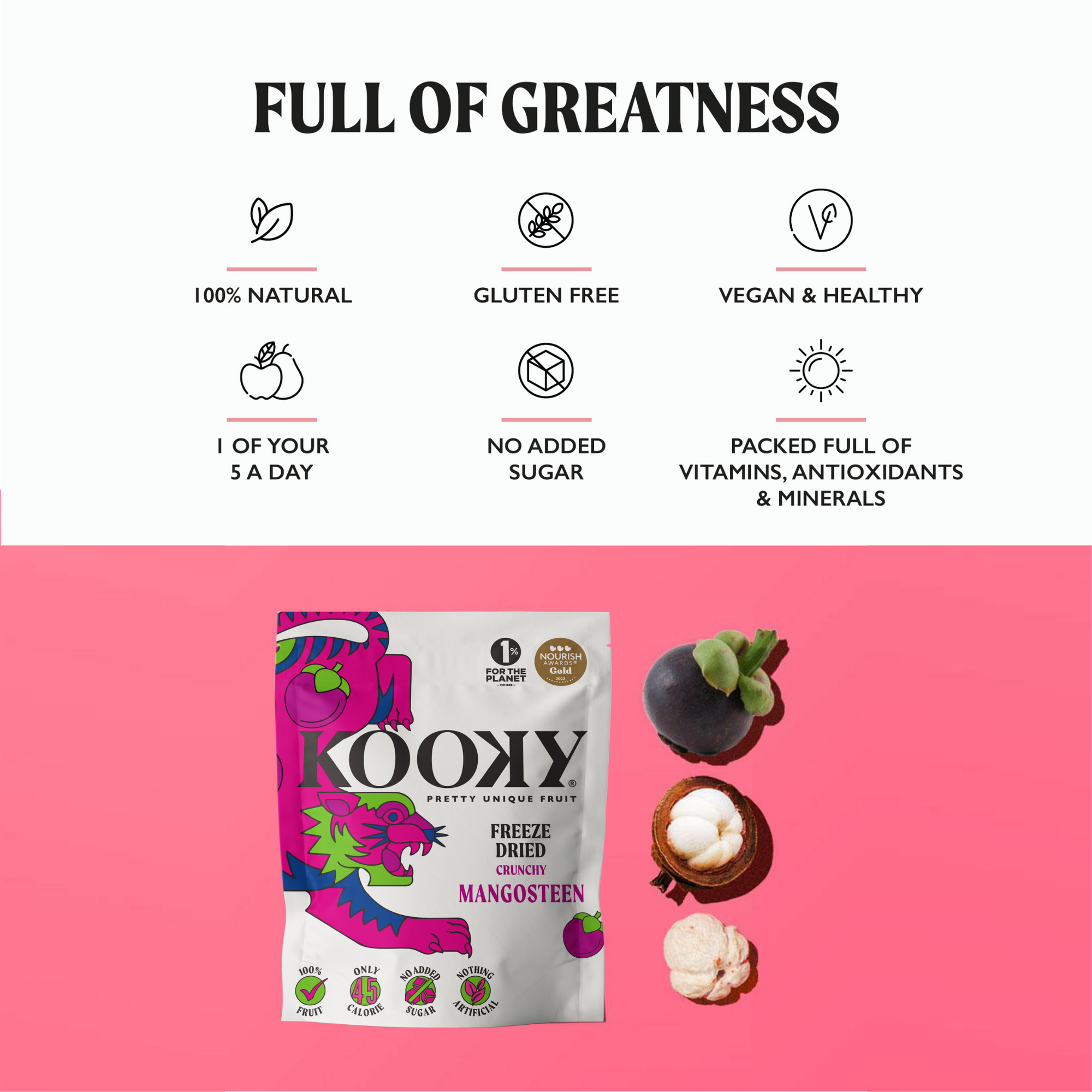 Freeze Dried Mangosteen - 2 sizes